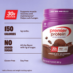 Premier Protein 100% Whey Protein Powder, Chocolate Milkshake, 30g Protein, 24.5 oz, 1.5 lb