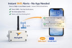 WiFi Water Level Monitor Alarm, High OR Low Water Level Alerts, Text & Email Notifications, Battery Powered, Stainless Steel Float Sensor with 10 ft