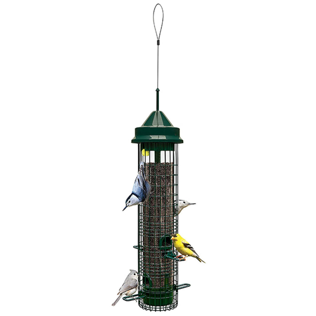 Squirrel Buster Classic Squirrel-proof Bird Feeder w/4 Feeding Ports, 2.4-pound Seed Capacity