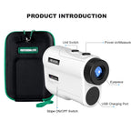 REVASRI Range Finder for Golf, Slope, Pin Lock Vibration 1000Y Rangefinder