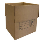 Uboxes Moving Boxes with Handles, 10 Premium Large, 18 x 18 x 24, Brown