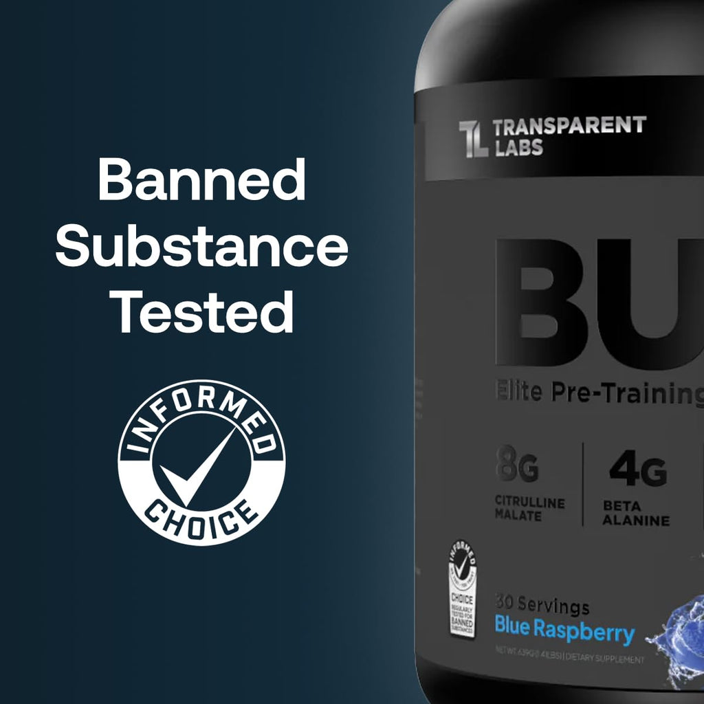 Transparent Labs Bulk Black Pre Workout - 30 Servings, Strawberry Mango