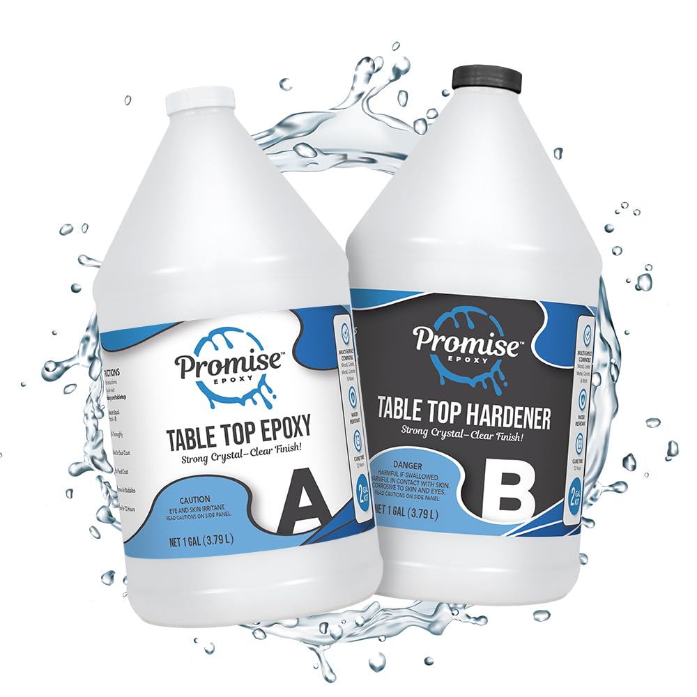Table Top Epoxy Resin Kit 2 Gallon for Bar Top & Coatings