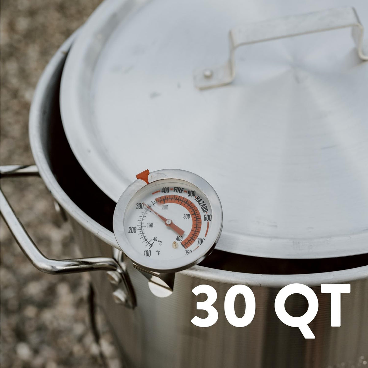 GasOne 30QT Turkey Fryer Set and Seafood Boil with Propane Gas Burner, Perforated Basket – Perfect Outdoor Cooker for Crawfish, Crab, Shrimp, Lobster