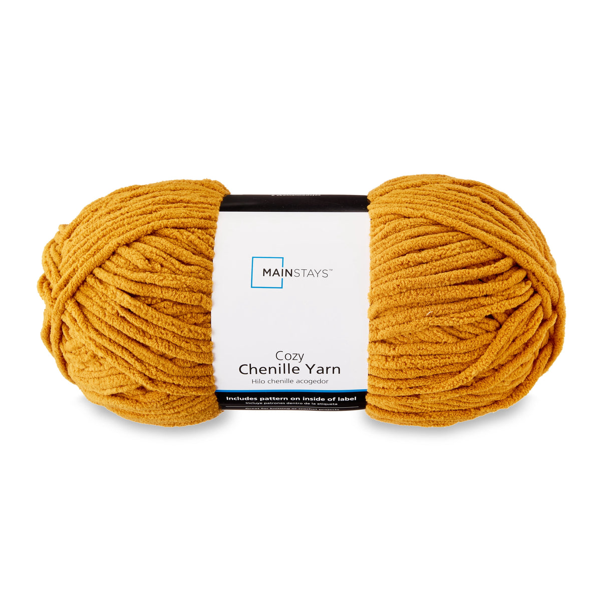 Mainstays Cozy Chenille Yarn, 220 yd, 100% Polyester, Bulky