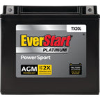 EverStart Platinum AGM Power Sport Battery, Group Size TX20L, 12 V, 310 CCA