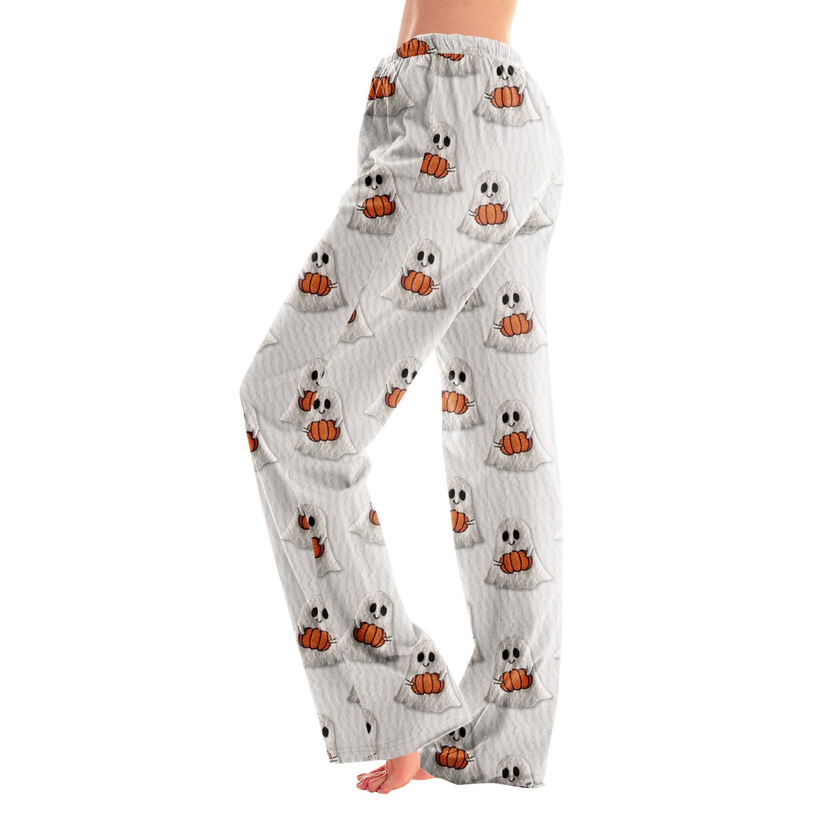 Hearthz Halloween Flannel Pajama Pants Women Plush Fuzzy Pajama Pants for Women Plaid Warm Cozy Pj Bottoms Lounge Pants Flannel Pants for Women