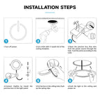 DAYBETTER LED Recessed Ceiling Light Modern,6 inch 5CCT Ultra-Thin with Junction Box,2700K-5000K Selectable, Dimmable(12Pack),Decor, Lighting