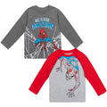 Marvel Spider-Man Toddler Boys 2 Pack Long Sleeve T-Shirts Toddler to Big Kid