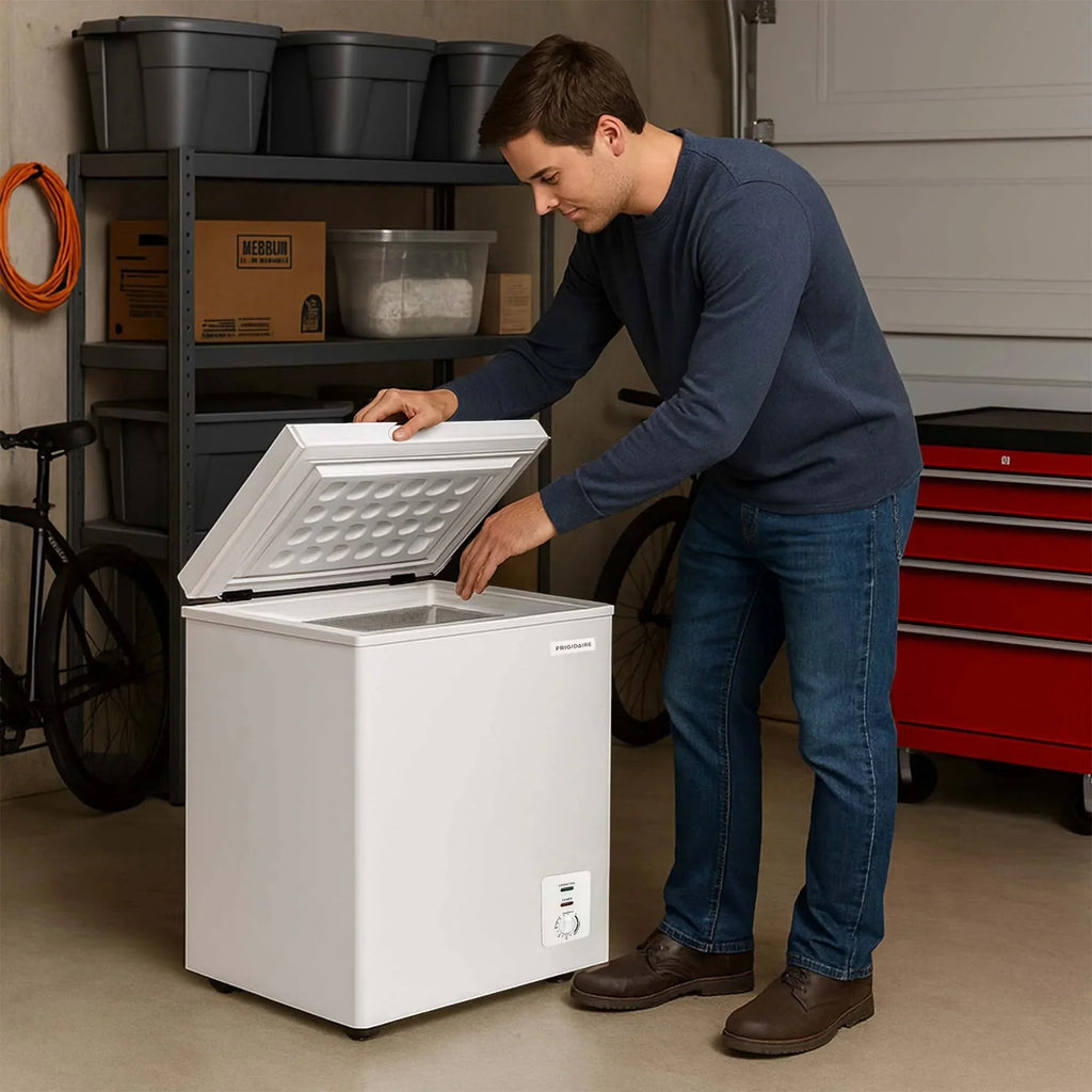 Frigidaire Chest Freezer, 2.1 Cu. Ft., White