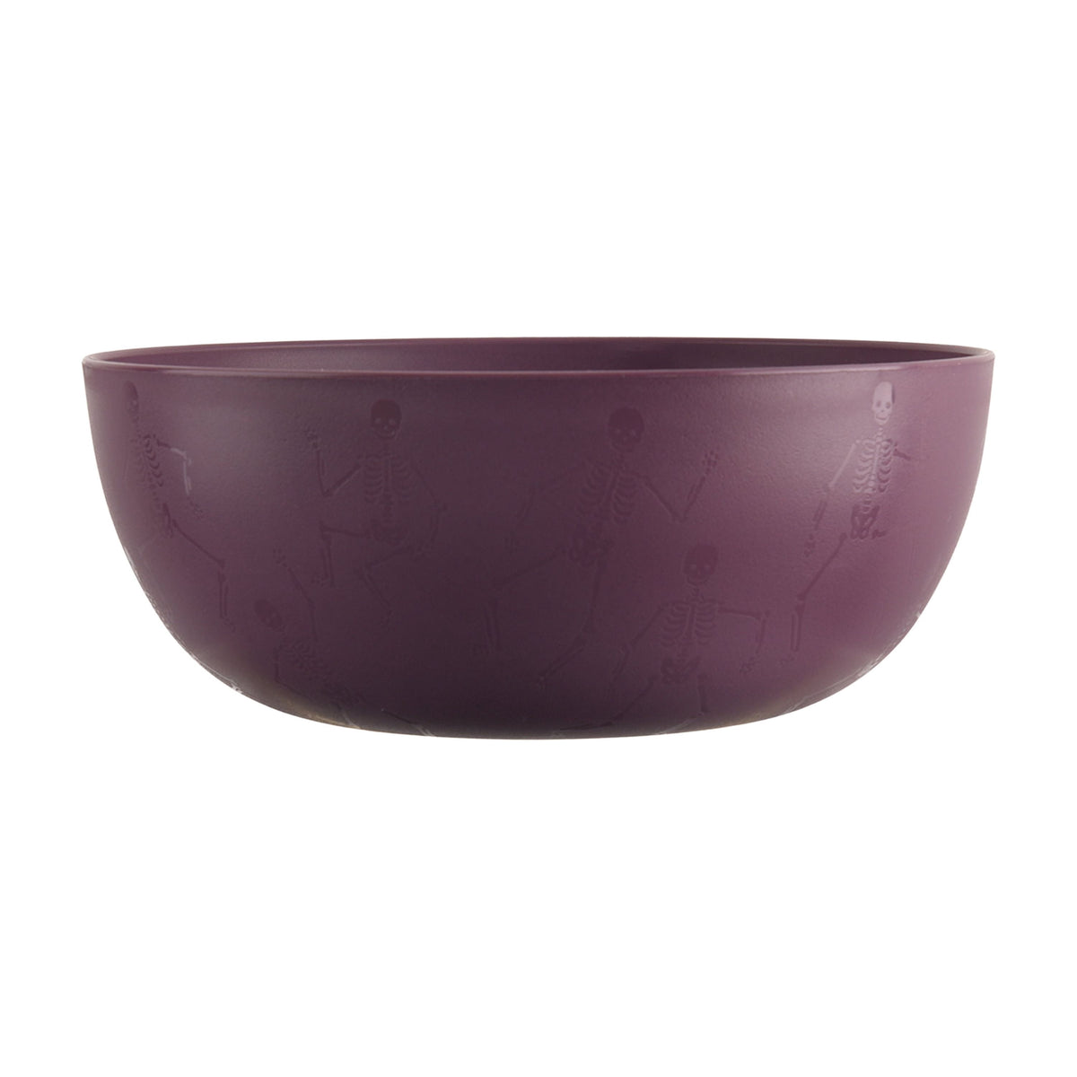 Mainstays 38 Ounce Round Plastic Etched Haunted House Bowl, Teal