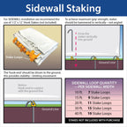 TentandTable Standard Waterproof Sidewall Kit for 8 ft Sides, White, 10 ft x 20 ft