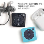 Mighty Vibe Spotify And Amazon Music Player, Bluetooth And Wired Headphones, 1,000 Song Storage, Blue