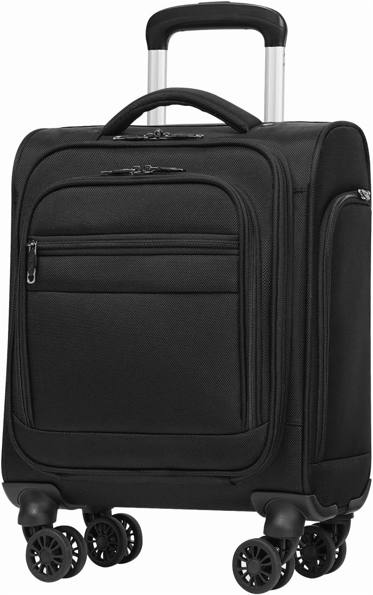 Underseat Carry-On Softside Spinner Luggage - Underseat-14-Inch-Plus