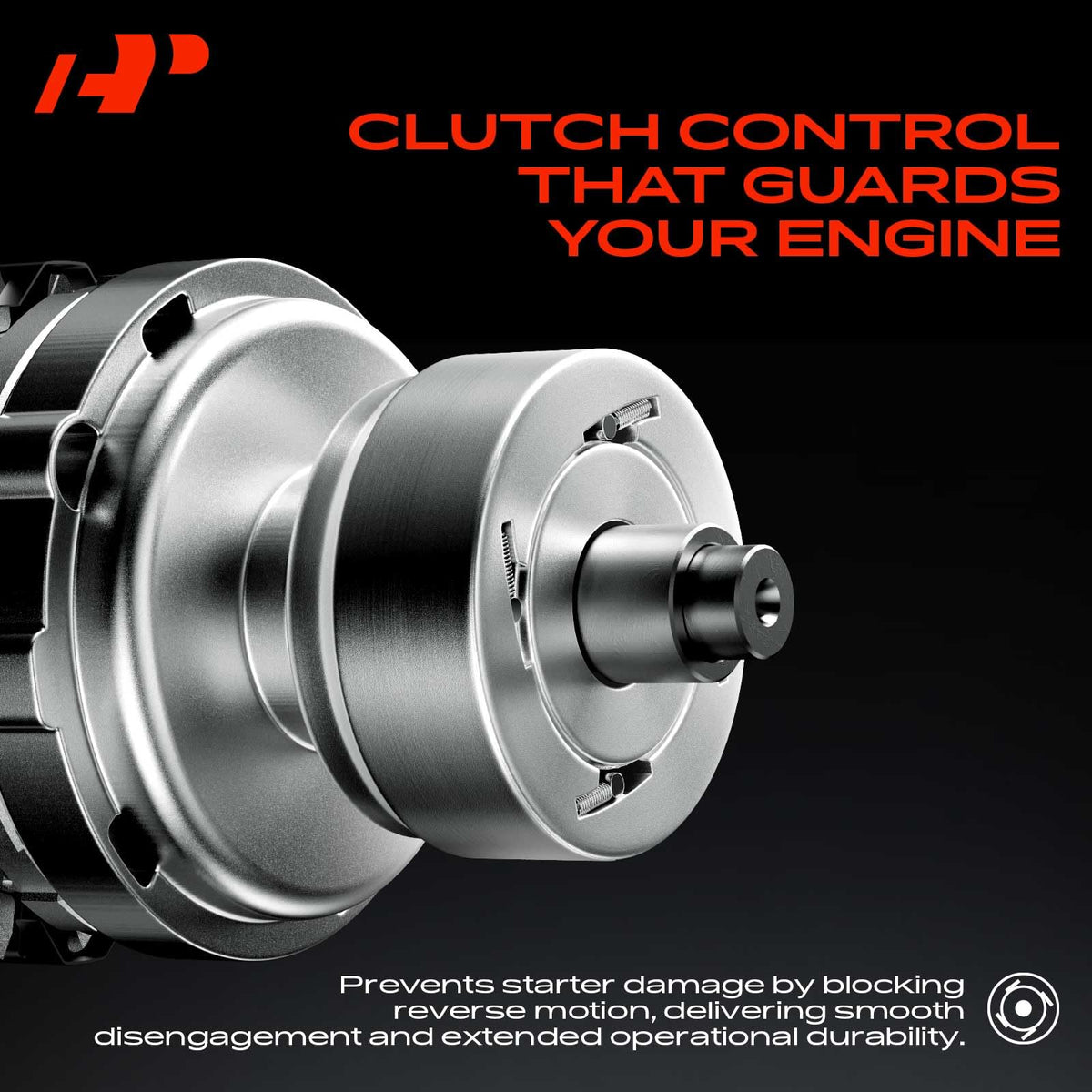 A-Premium Starter Motor, 12V 1.1KW 9 Teeth Clockwise