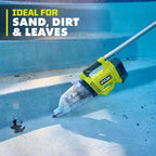RYOBI 18V ONE+ Handheld Cordless Pool Vacuum Cleaner (Tool Only) with Floor Head