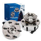 Detroit Axle - 4WD Front Wheel Bearing Hubs for 07-13 Chevy Silverado 1500