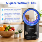 Fruit Fly Traps for Indoors, Blue Gnat Trap Indoor with Suction & Timer