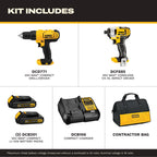 DEWALT 20V MAX Drill and Impact Driver (DCK240C2)