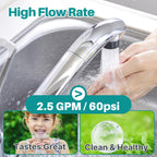 ICEPURE WFC5300A Under Sink Water Filter system, 3 Years or 22000 Gallons Ultra High Life, Replacement for ICEPURE WFS5300A Under Sink Water