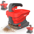 SHALL Battery Powered Fertilizer Spreader, 7.2V Rechargeable Seed Spreader for Salt, De-Icer, Earth Food, Grass Seed, 8-Level Settings and 3.3L Large