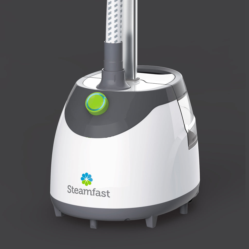 Steamfast SF-567 Full-Size Upright Garment and Fabric Steamer with Clothes Hanger, 1500W, 45-Second Heat Up, 96 Minutes of Continous Steam, 86 fl oz
