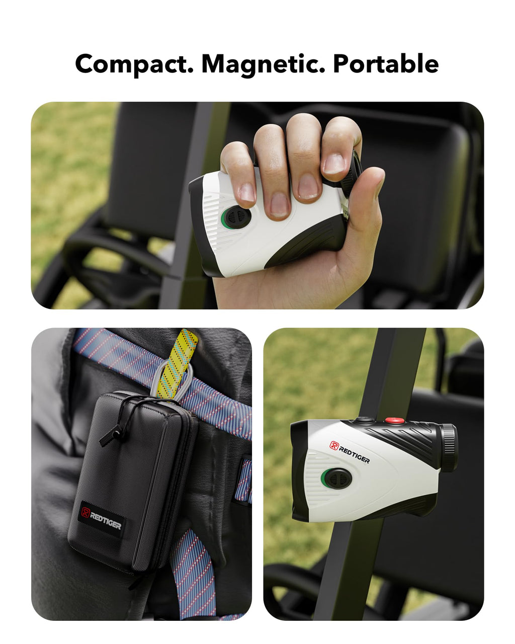 REDTIGER Golf Rangefinder with Slope On/Off,7X Magnification 1200 Yards