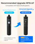 Waterdrop RF15 Water Filter Replacement for Waterdrop 15UA/15UB/15UC