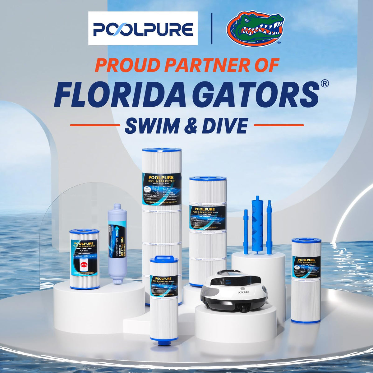 POOLPURE C1200 Pool Filter Replace Hayward CX1200RE, HAY823C, Pleatco PA120