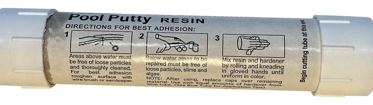 Atlas Pool Putty Epoxy Leak Sealer Kit + Valuable Instructional Videos by Swimming Pool Leak Detector [ Solves #1 DIYer Complaint [ So You Get it