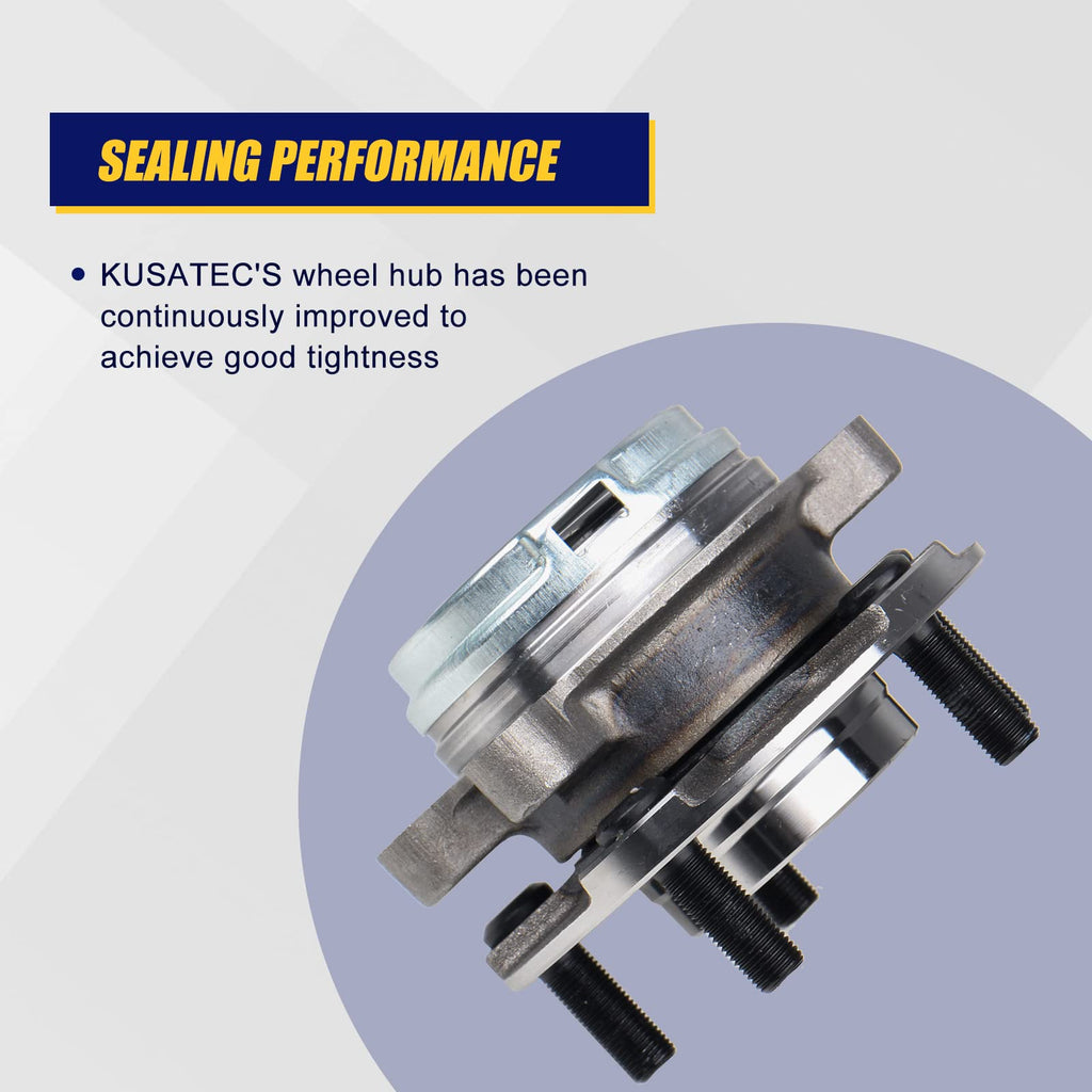 513296 2 Pack Front Wheel Hub and Bearing Assembly