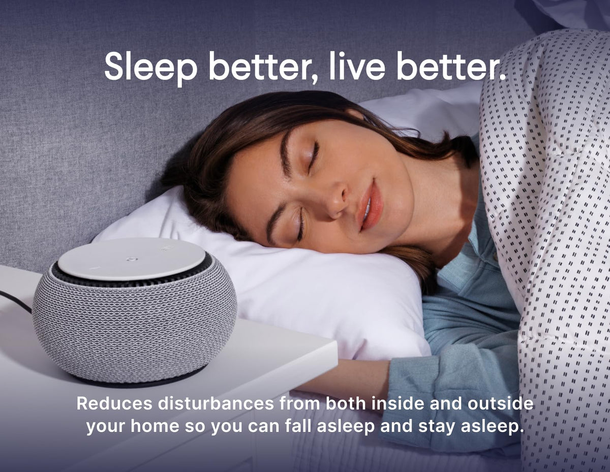 SNOOZ Original Smart White Noise Sound Machine, Real Fan Inside for Sleep