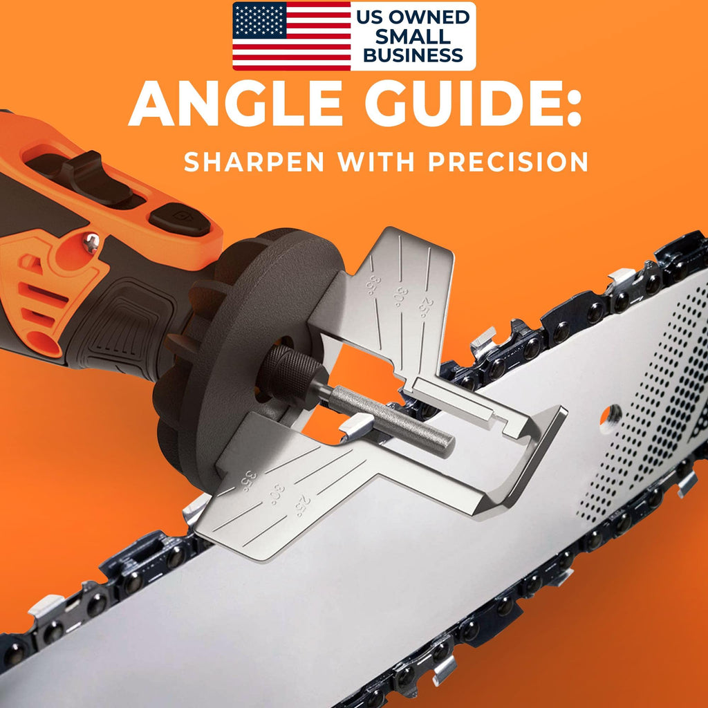 Sharp Pebble Electric Cordless Chainsaw Sharpener Kit - Chain Saw Tool