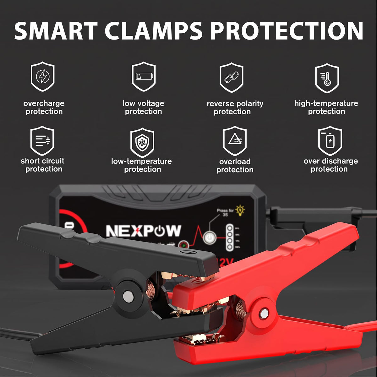 NEXPOW Car Jump Starter 2026 Upgraded Car Battery Jump Starter Pack