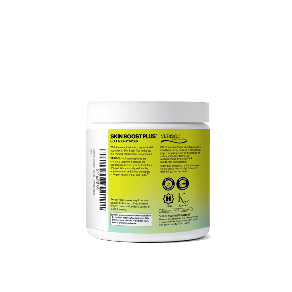 Sparkle Wellness Skin Boost Plus VERISOL Collagen Peptides (No Flavor)