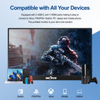 InnoView Portable Monitor 15.6" 1080P for Laptop with Storage Bag, Built-in 90° Adjustable Stand USB C HDMI Ultra-Slim Portable Laptop Monitor for