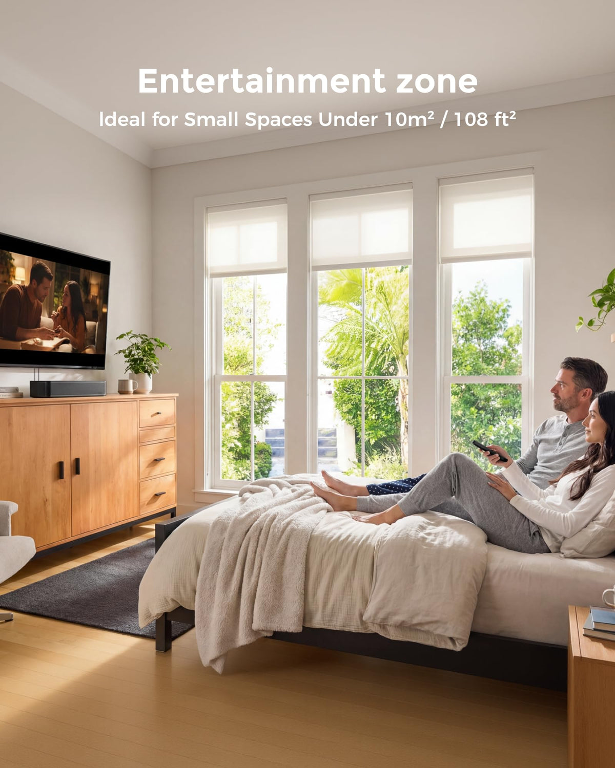 ULTIMEA 2.1ch Soundbar Built-in Subwoofer, Home Theater System, App Control