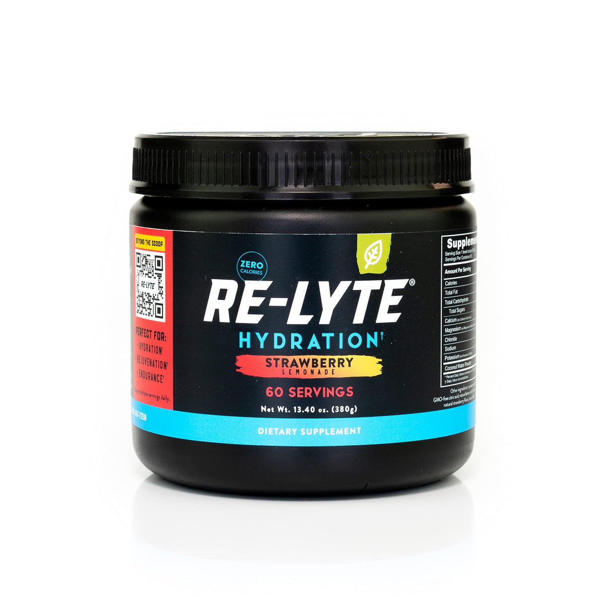 REDMOND Re-Lyte Sugar Free Electrolytes Powder Mix (Strawberry Lemonade)