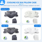 Ergo Pillow for Sleep Apnea, Neck Pain, and Snoring Relief | Cervical Neck Pillow for Neck Pain Relief & Side Sleeper | Orthopedic Memory Foam with