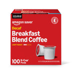 Saver, Decaf Breakfast Blend Coffee Single Serve Cups, Light Roast, 29.9 Oz, 100 Ct (Previously Happy Belly)