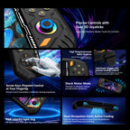 RG52MINI Retro Handheld Game Console, 5.5 Inch IPS Screen, Portable Dual System, 64GB Support 30+ Emulator&22000+ Classic Games, WiFi Networked