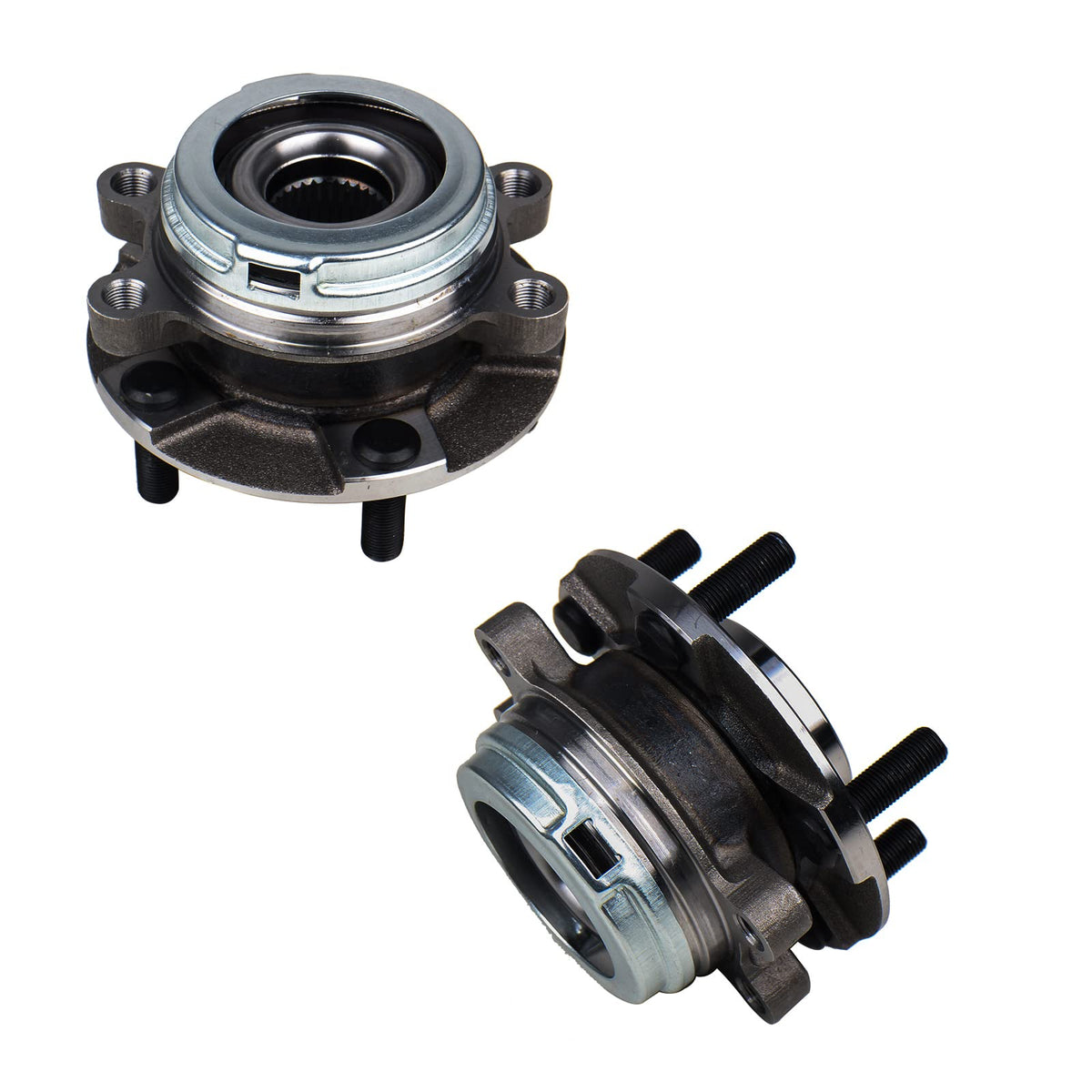 513296 2 Pack Front Wheel Hub and Bearing Assembly
