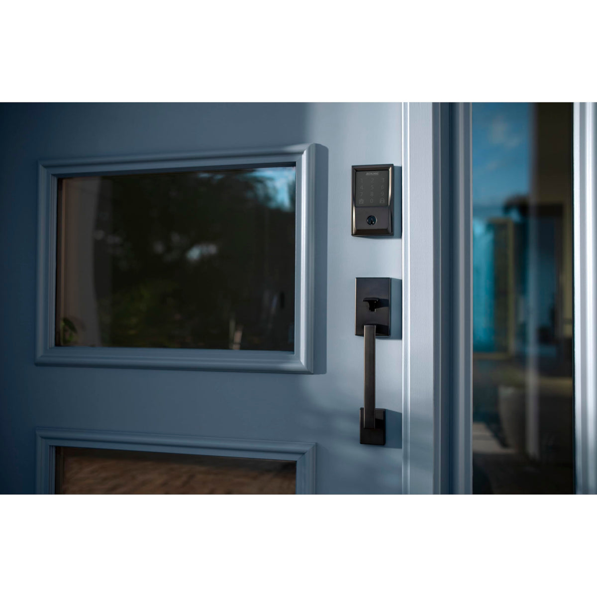 Schlage Encode Smart WiFi Deadbolt Lock with Century Trim, Matte Black