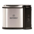 Masterbuilt® 3-in-1 10 Liter XL Electric Turkey Fryer plus Boiler and Steamer Combination with Drain Basket and Breakaway Safety Cord in Stainless