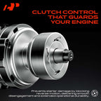 A-Premium Starter Motor, 12V 1.4KW 12 Teeth Clockwise