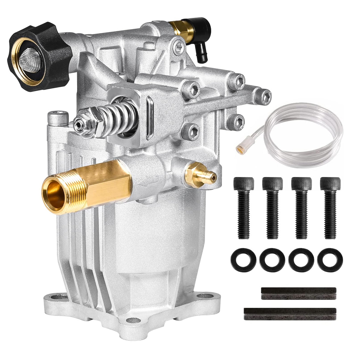 YAMATIC 3/4" Horizontal Shaft Pressure Washer Pump Max 3400 PSI 2.5 GPM