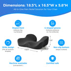 Seat Cushion for Tailbone & Sciatica Pain Relief