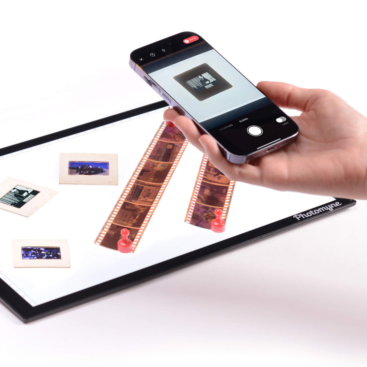 Photomyne A4 LED Light Pad for Slides, Negatives & Tracing