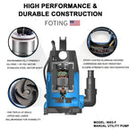 FOTING 1HP Sump Pump 4600GPH Clean/Dirty Submersible Water Pump
