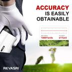 REVASRI Range Finder for Golf, Slope, Pin Lock Vibration 1000Y Rangefinder